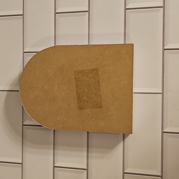 Floral Wall Decor with 'Let's Stay Home' Message - Picture 3 of 3